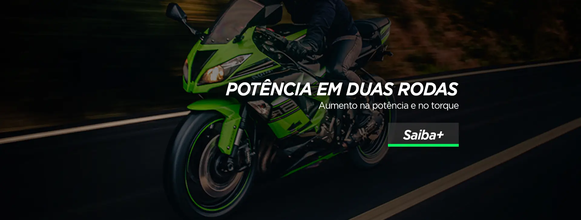 Pot&ecirc;ncia em duas rodas